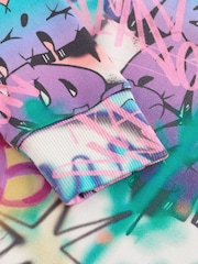 Multi Graffiti 100% Cotton Christmas Pyjamas (9mths-16yrs) - Image 8 of 9