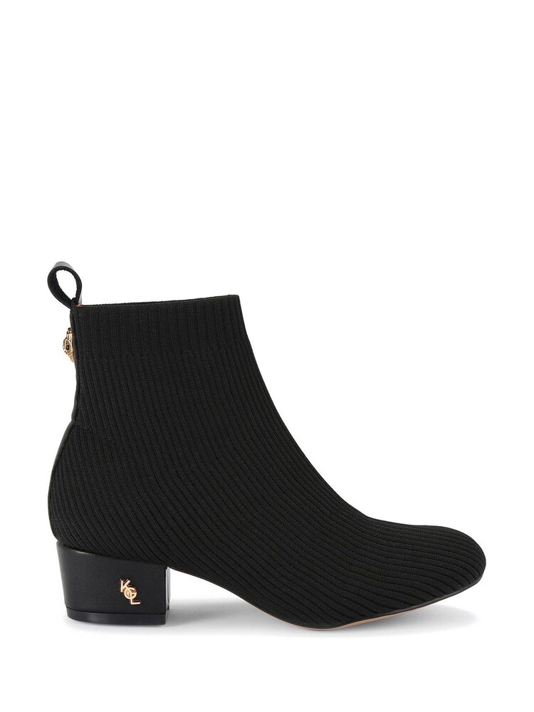 Kurt Geiger London Mini Junior Elmer Black Boots - Image 1 of 4 Kurt Geiger London Mini Junior Elmer Black Boots - Image 1 of 4