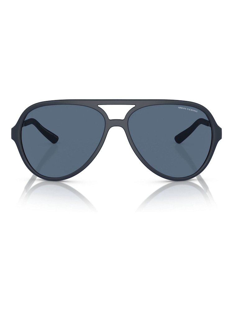 Armani Exchange Blue Ax4133S Phantos Sunglasses - Image 1 of 5
