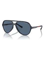 Armani Exchange Blue Ax4133S Phantos Sunglasses - Image 2 of 5