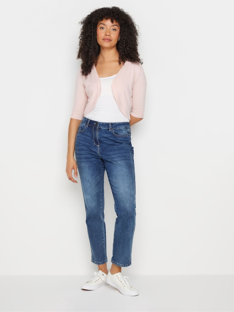 M&Co Pink Cropped Cardigan - Image 2 of 4
