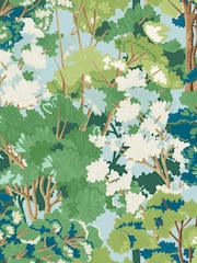 Graham & Brown Blue Folklore Tree Sky Wallpaper Sample - Image 2 of 3