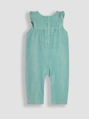 JoJo Maman Bébé Mouse Appliqué Velour Dungarees and Top Set - Imagen 3 de 7