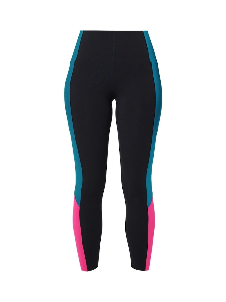 Sweaty Betty Black Beet Pink Reef Teal 7/8 Length Power UltraSculpt High Waist Workout Leggings - Image 8 of 8