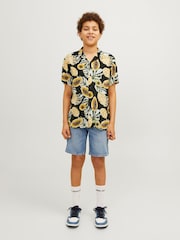 Revere Collar Printed Short Sleeve Shirt - Image 3 of 7