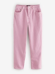 Pink Stripe 100% Cotton Straight Leg Jeans - Image 6 of 7