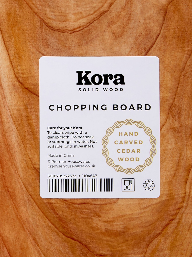 Maison by Premier Brown Kora Chopping Board - Image 2 of 3