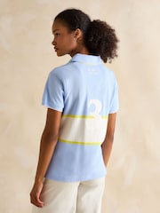 Joules Beaufort Blue Polo Shirt - Image 2 of 5