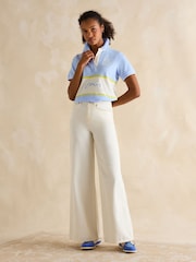 Joules Beaufort Blue Polo Shirt - Image 3 of 5