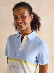Joules Beaufort Blue Polo Shirt - Image 4 of 5