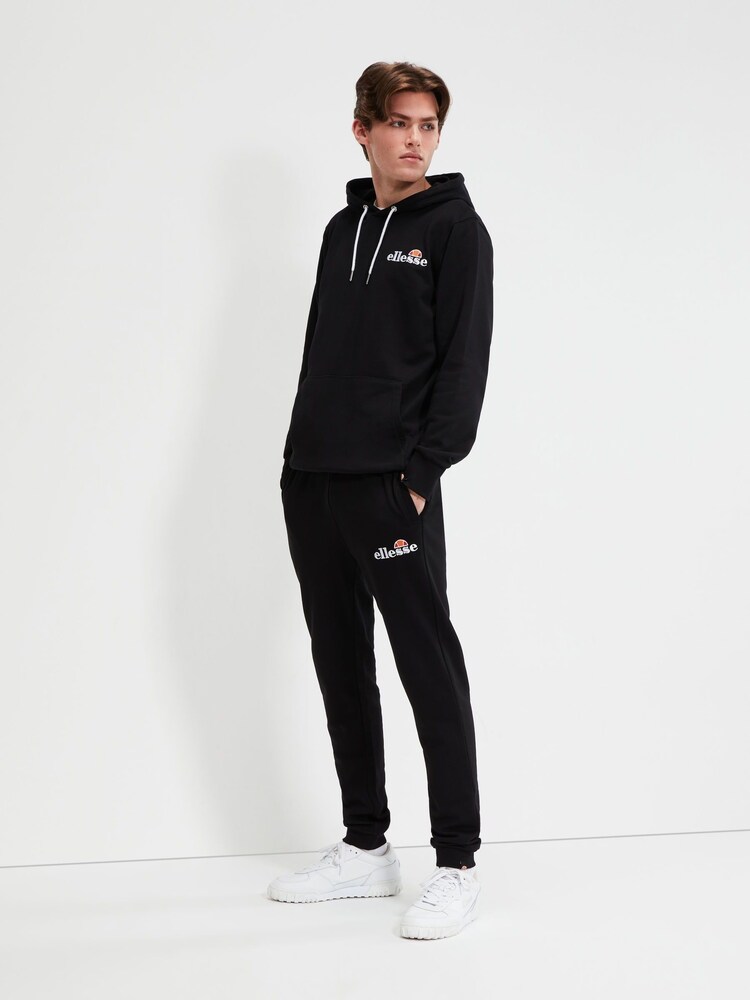 Ellesse Mens Primero Black 100% Cotton Hoodie - Image 1 of 7
