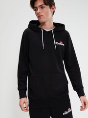 Ellesse Mens Primero Black 100% Cotton Hoodie - Image 3 of 7