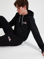 Ellesse Mens Primero Black 100% Cotton Hoodie - Image 5 of 7