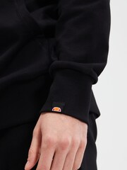 Ellesse Mens Primero Black 100% Cotton Hoodie - Image 6 of 7