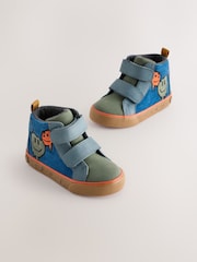 Blue Character Wide Fit (G) Warm Lined Touch Fastening Boots - Image 1 of 6