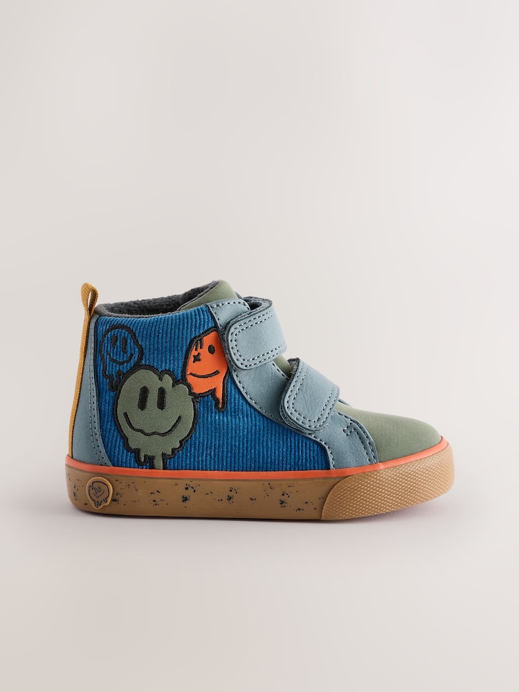 Blue Character Wide Fit (G) Warm Lined Touch Fastening Boots - Image 2 of 6