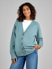 JoJo Maman Bébé Sage Green Buttoned Maternity Cardigan - Image 1 of 5