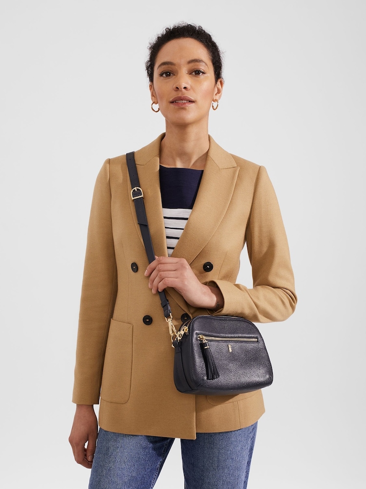 Hobbs Blue Carlton Cross-Body Bag - Image 2 of 4