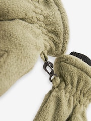 Sage Green Fleece Gloves (3-16yrs) - Image 2 of 3