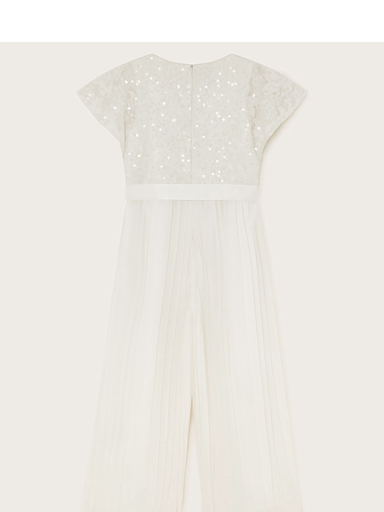 Monsoon Overall mit Spitzen-Capedesign und Pailletten - Bild 2 von 3