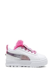 Puma White PUMA x TROLLS Mayze Baby Girl Sneakers - Image 1 of 5