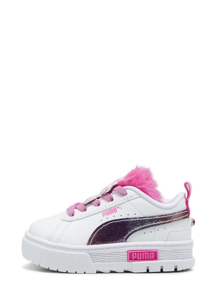 Puma White PUMA x TROLLS Mayze Baby Girl Sneakers - Image 2 of 5 Puma White PUMA x TROLLS Mayze Baby Girl Sneakers - Image 2 of 5