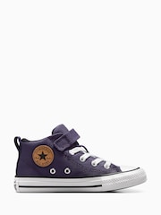 Converse Purple Chuck Taylor ProTech Malden Street 1V Trainers - Image 1 of 5