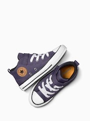 Converse Purple Chuck Taylor ProTech Malden Street 1V Trainers - Image 4 of 5