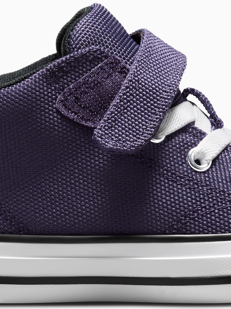 Converse Purple Chuck Taylor ProTech Malden Street 1V Trainers - Image 5 of 5