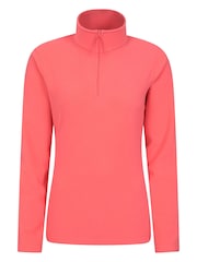 Mountain Warehouse Dark Pink Womens Camber II Half Zip Fleece - Image 1 of 5