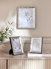 Silver Textured Photo Frame - Image 1 of 3