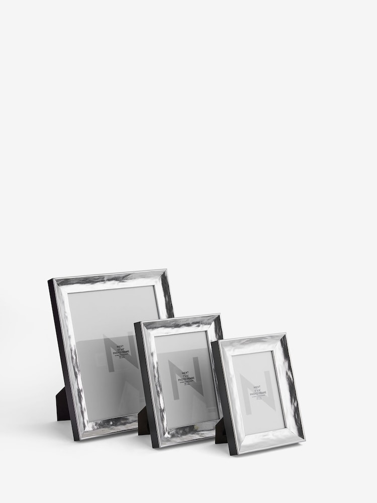 Silver Textured Photo Frame - Image 3 of 3