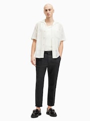 AllSaints Black Cross Tallis Trousers - Image 2 of 7