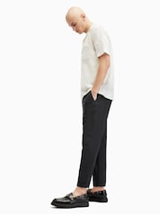 AllSaints Black Cross Tallis Trousers - Image 4 of 7