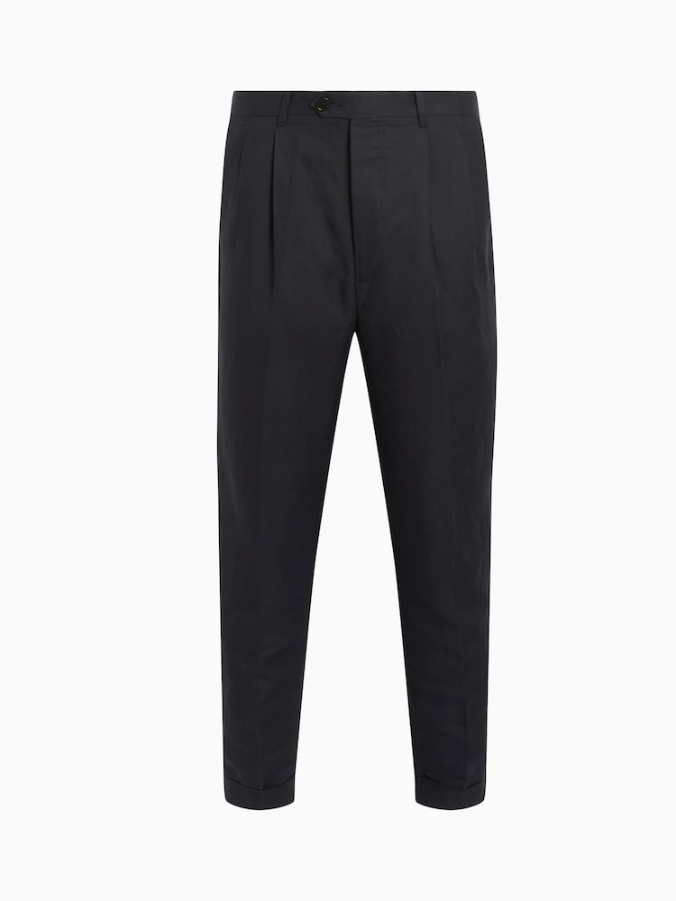 AllSaints Black Cross Tallis Trousers - Image 7 of 7