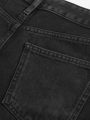 Black Palazzo Wide Leg 100% Cotton Jeans - Image 8 of 9