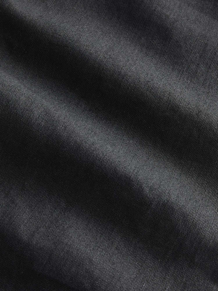 Black Solid Regular Tapered Fit Forever Colour Classic Stretch Jeans - Image 9 of 9