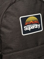 Superdry Grey Patched Montana Backpack - Image 4 of 5