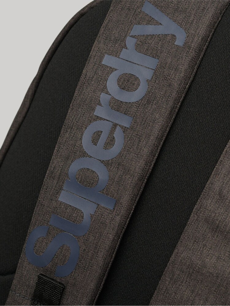 Superdry Grey Patched Montana Backpack - Image 5 of 5