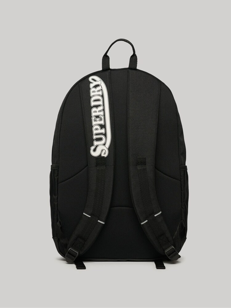 Superdry Black Patched Montana Backpack - Image 2 of 5