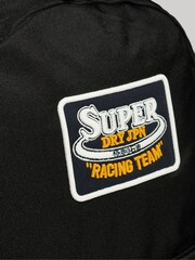 Superdry Black Patched Montana Backpack - Image 4 of 5