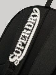 Superdry Black Patched Montana Backpack - Image 5 of 5