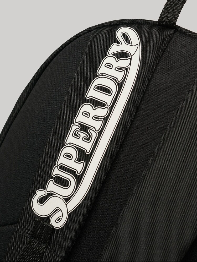 Superdry Black Patched Montana Backpack - Image 5 of 5