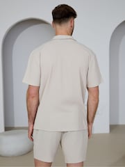 Gym King Grey Signature Woven Texture Shirt - Image 2 of 4