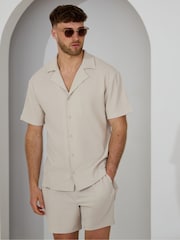 Gym King Grey Signature Woven Texture Shirt - Image 3 of 4
