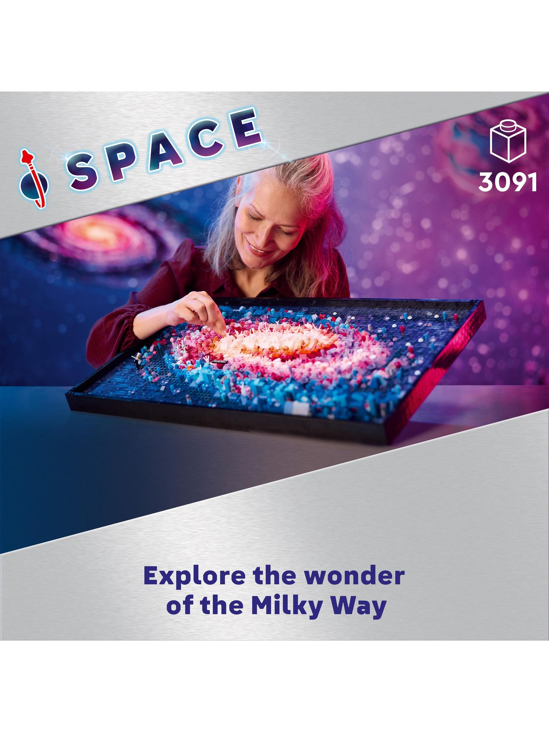 Buy LEGO The Milky Way Galaxy Wall Art from Next Romania