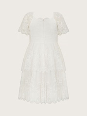 Monsoon Natural Kriti Scallop Bohemian Dress - Image 1 of 3