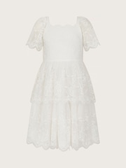 Monsoon Natural Kriti Scallop Bohemian Dress - Image 2 of 3