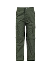 Mountain Warehouse Green Kids Active Convertible Trousers - Image 1 of 5