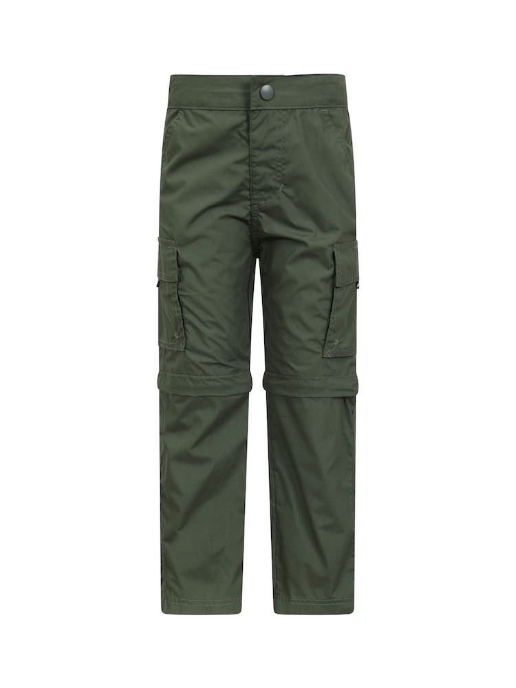 Mountain Warehouse Green Kids Active Convertible Trousers - Image 1 of 5